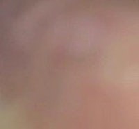 a close up of a person's face