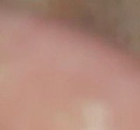 a close up of a person's face